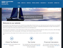 Tablet Screenshot of goldencpa.com